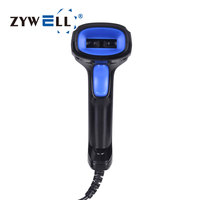 Escáner de Códigos de Barras ZYWELL, Inventario 1D 2D, Con Cable e Inalámbrico, USB, RS232, Wifi, Lector de Códigos de Barras