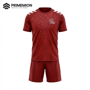 Camiseta de Fútbol de Manga Corta con Logotipo Personalizado, Diseño Moderno, Alta Calidad, 100% Poliéster, Conjunto de Camiseta de Fútbol de Dinamarca - Product Image 1