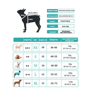 เสื้อกั๊กขนแกะเทียมสำหรับสัตว์เลี้ยงเสื้อโค้ทแบบสวมหัวสำหรับสุนัขตัวเล็กขนาดกลางแบบกำหนดเองเสื้อโค้ท S-XL แบบมีรูสำหรับลูกสุนัขแมว - Product Image 6