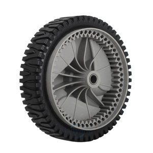 8x1.75" Lawn Mower <b>Wheels</b> 8 Inch Front Drive <b>Wheel</b> Assembly Replacement 583719501 194231X460 Drive Gear <b>Plastic</b> <b>Wheels</b> - Product Image 2