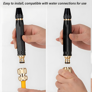 Hot Bán Bán Buôn Kim Loại Vườn Vòi Phun Súng Lâu Dài Số Lượng Lớn Đặt Hàng Có Thể Điều Chỉnh Vòi Phun Gia Cố Ống Kẹp Rửa Xe Công Cụ - Product Image 6