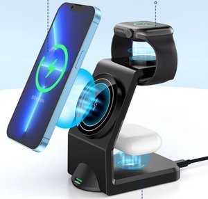 <span class=keywords><strong>Chargeur</strong></span> sans fil 3-en-1 à charge rapide 15 W, multifonctionnel intelligent PD, pour téléphones et ordinateurs portables, sortie 30 W - Product Image 3