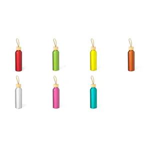 Bottiglia d'acqua in alluminio riciclato, merchandising sostenibile - Product Image 2