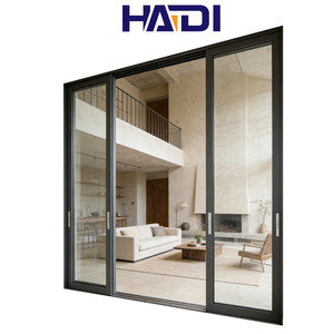 Portes coulissantes extérieures en aluminium à double vitrage insonorisées, garantie 5 ans, nouveau produit NFRC - Product Image 1