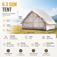 Tente de Camping Gonflable Portative et Spacieuse Imperméable RAYCIN pour Longues Randonnées en Montag