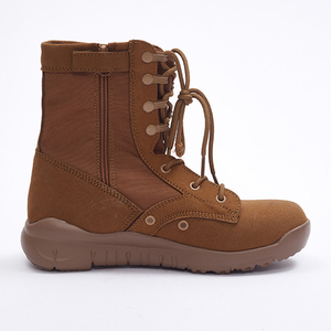 Botas de Senderismo TSB24 Coyote Brown de Lona para Exteriores, con Cremallera Interior, Duraderas, con Cordones, Calzado de Trekking Adecuado para Actividades al Aire Libre - Product Image 2