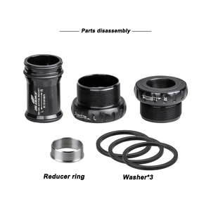 ชุดเธรดจักรยาน MTB สำหรับ <span class=keywords><strong>SRAM</strong></span> ชุดข้อเหวี่ยงชิ้นส่วนจักรยานที่ปิดสนิท/ปิดสนิทด้วยเซรามิคลูกปืน24 <span class=keywords><strong>22</strong></span>มม. ตัวยึดชุด BB - Product Image 4