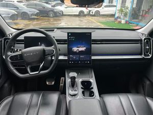 Vente en gros de voitures d'<span class=keywords><strong>occasion</strong></span> chinoises CHEERY Cheryo Jaecooo <span class=keywords><strong>7</strong></span> Modèle 2022-2024 SUV Automatique Turbo Sièges en cuir Caméra arrière 4x4 - Product Image 3