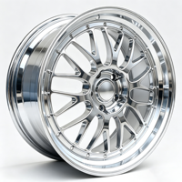 Jantes en alliage NEXUS RIM Flow Formed Deep Dish 5x108 5x112 5x114.3 5x120 17 18 19 pouces pour BMW Audi Honda Toyota Mini
