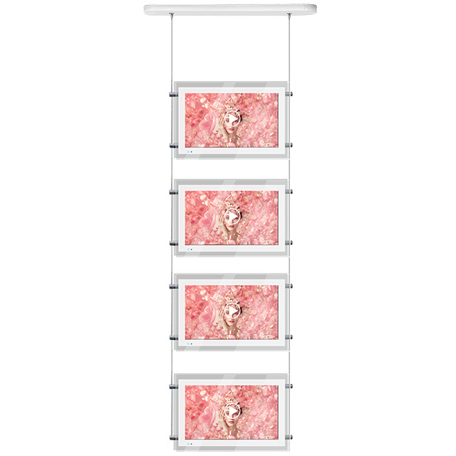 21.5 Double Sided Screen Advertising Display Wifi Android Smart Display Wall Mounted Digital Signage Store Medical Commercial