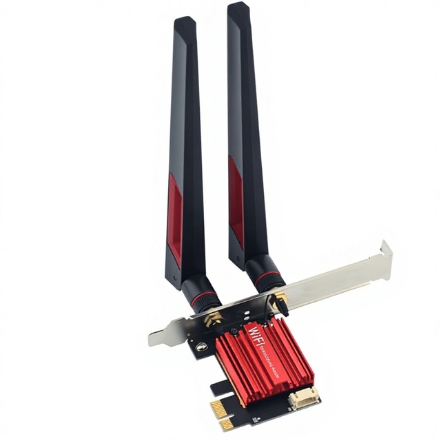 AX5374M AX210 Tri Band 5G High-speed Desktop PCIE Wireless Network Card with Built-in Gigabit Receiver Thermal Management