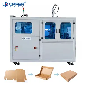 Cardboard Pizza box folding machine Gift express logistics Aircraft box automatic tray former