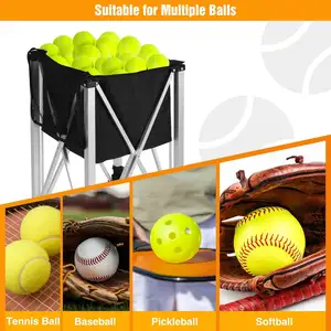 TC03A Hot Selling Tennis Teaching Cart Tennis Ball Cart Basket Tennis Ball Cart Supplier In China