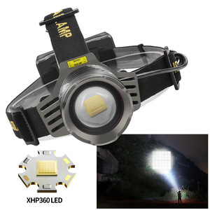 XHP360 Headlamp 30W LED White <b>Light</b> Rechargeable 26650 <b>Battery</b> <b>Sensor</b> For Outdoor Use - Product Image 2