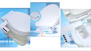 <span class=keywords><strong>Abattant</strong></span> de toilette universel <span class=keywords><strong>vintage</strong></span> en PP en forme de V, design moderne et fonction de fermeture douce, siège épaissi - Product Image 3