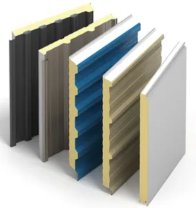 Insulated Metal PIR Wall Pu Roof Panel Poliuretan Polyurethane Sandwich Panel Cold Room Panels