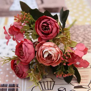 Flower Flowers Artificial Flower For Home Decor Artificial Flowers Wedding Decoration Small Peony