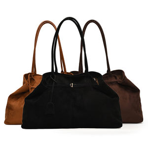 3254 -1 Sac de voyage fabriqué en Chine pas cher prix de haute qualité épaule en cuir Pu personnalisé dames daim fourre-tout sacs pour femme - Product Image 1