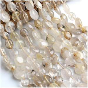 Agate de cristal bleu perles en vrac perforées fleur de verre de forme spéciale et breloques en pierre d'oeil de tigre 10mm perles de pierre naturelle - Product Image 4