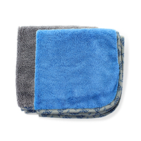 Serviette de séchage en peluche en microfibre Offre Spéciale en gros d'usine pour l'entretien des voitures Serviette de lavage de voiture en microfibre à séchage rapide avec de longs poils
