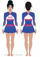 Tenues de cheerleading personnalisées Allstar Elite pour enfants, respirantes, avec strass scintillants, sublimation, pour la performance et la pratique de la danse