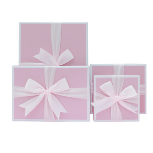 Delicate Pink Valentine's Day Custom Lipstick Jewellery Gift Boxes For Packaging