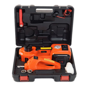 طقم رافعة سيارات كهربائية 12 فولت 3 طن مع إضاءة LED، رافعة هيدروليكية كهربائية للسيارات - Product Image 4