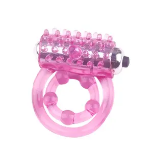 Volwassen Speelgoed Vertraagde Ejaculatie Ring Vibrator Zacht Rubber Slot Sperma Ring Volwassen Pornografie Product Slot Sperma Ring