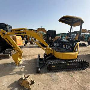 Mini-excavatrice d'occasion Komatsu PC30MR rapide et pratique Petite excavatrice hydraulique sur chenilles Komatsu PC30 de 3 tonnes d'occasion - Product Image 2