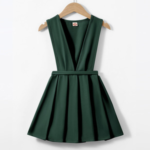 Uniforme Escolar para Niñas, Vestido Plisado sin Mangas de Poliéster, Uniformes para Escuela Primaria - Product Image 2