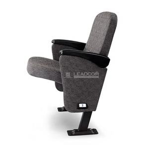 Asiento de iglesia de auditorio tapizado cómodo reversible de alta calidad, asiento de teatro escolar - Product Image 2