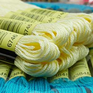 Nouvelle liste : Fil à crocheter 100% <span class=keywords><strong>coton</strong></span> égyptien, 8 mètres - Product Image 2