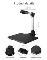 Scanner de documents à haute vitesse, nouveau Design, pas cher, Ocr Pro, Usb, bureau, 16MP A3 A4, appareil photo de documents Portable