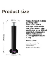 Diffuseur d'huiles essentielles sans eau, diffuseur d'arômes d'air froid intelligent de luxe pour la maison, l'hôtel, la chambre, M202C