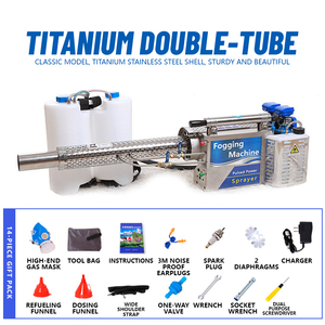 Kim loại phun chuyên nghiệp Máy phun sương sương mù phun sương muỗi máy nhỏ khói máy thấp nằm laser và sương mù - Product Image 2