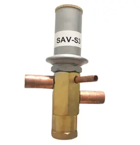 Refrigeration energy regulating valve External balance hot gas bypass valve