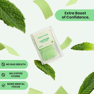 OEM/ODM Bandes d'énergie Caféine instantanée dans une bande Caféine portable Haleine Menthes Zéro Bandes de film oral - Product Image 4