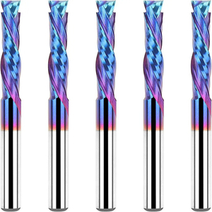 Colorido HSS Acero duro Taladro Corte Métrico Carburo Bola Nariz Endmill Cnc Herramientas de fresado Cortador - Product Image 2