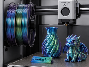 เส้นพลาสติก PLA ยี่ห้อ Yiqiu3D รุ่น Chameleon Magic Series ขนาด 1.75 มม. น้ำหนัก 1 กก. สำหรับเครื่องพิมพ์ 3 มิติ ให้ประกายระยิบระยับ ช่วยปกปิดรอยต่อระหว่างชั้นพิมพ์ สำหรับ Bambu Lab - Product Image 3