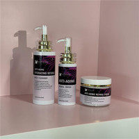 Kit de Soins Visage en Marque Blanche Nettoyant Anti-Âge Nettoyage en Profondeur à Base de Vitamines Soins Naturels pour la Peau