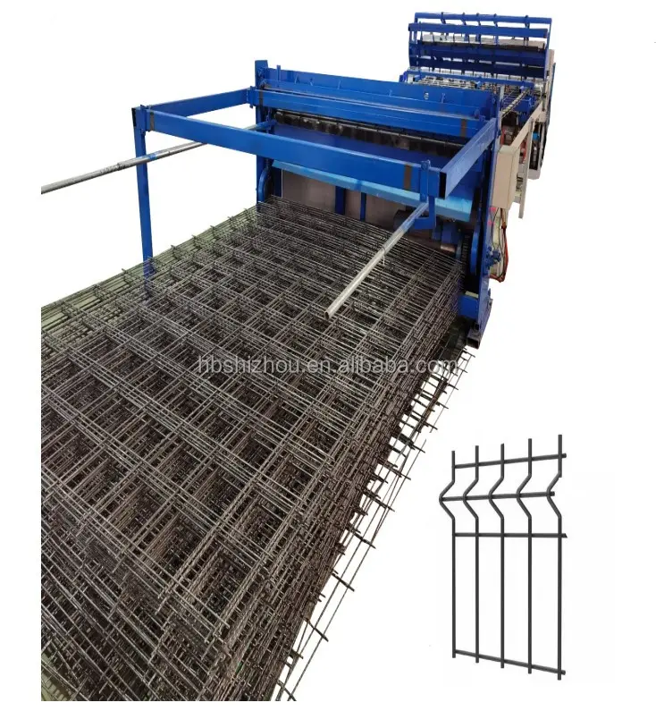 Automatic Electro Galvanized Welded Panel Fencing Net Iron Wire Mesh Welding Machine