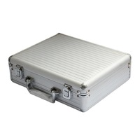 Étui rigide en alliage d'aluminium à bords arrondis pour instruments de vol, avec intérieur en mousse EVA, multifonctionnel, recommandé