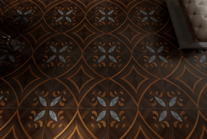 Carreaux de sol en porcelaine antidérapants modernes de 10mm d'épaisseur en grain de bois de noyer noir de haute qualité pour chambre salon utilisation intérieure - Product Image 6