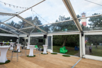 Tente transparente romantique pour mariage, tente de fête pour mariage en plein air