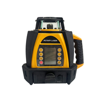 Niveau laser rotatif à lignes croisées vertes, capteur électronique, nivellement rapide, laser rotatif avec écran LCD pour l'agriculture, émetteur