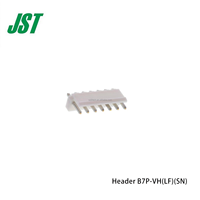 Connecteurs rectangulaires JST B7P-VH(LF)(SN) CONN HEADER VERT 7POS 3.96MM, interconnexions, broches mâles, alliage de cuivre, 250V