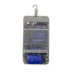 Wholesale Custom Logo <b>Small</b> Travel Toiletries Organizer Bag Oxford Material Fashion Cosmetic Makeup Bag - Product Image 1