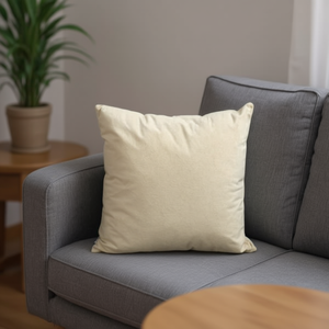 Cuscini e Guanciali Antelina Ice Point Velvet Bianco Riso 45*45 - Product Image 3