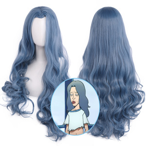 La Asesina Wu Liuqi del Señor Santo, con su belleza intensa <span class=keywords><strong>y</strong></span> una vida partida, se disfraza de soldado del ejército con peluca azul rizada. - Product Image 1