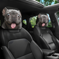 Housse de repose-tête de voiture personnalisable avec plusieurs motifs, étiquette OEM, livraison directe, best-seller